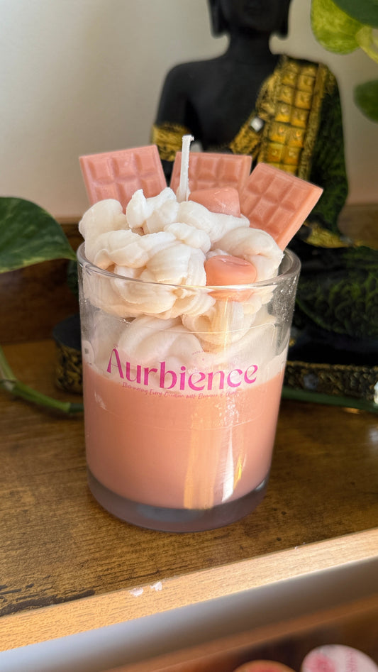 Whipped Cream Milk Chocolate Candle