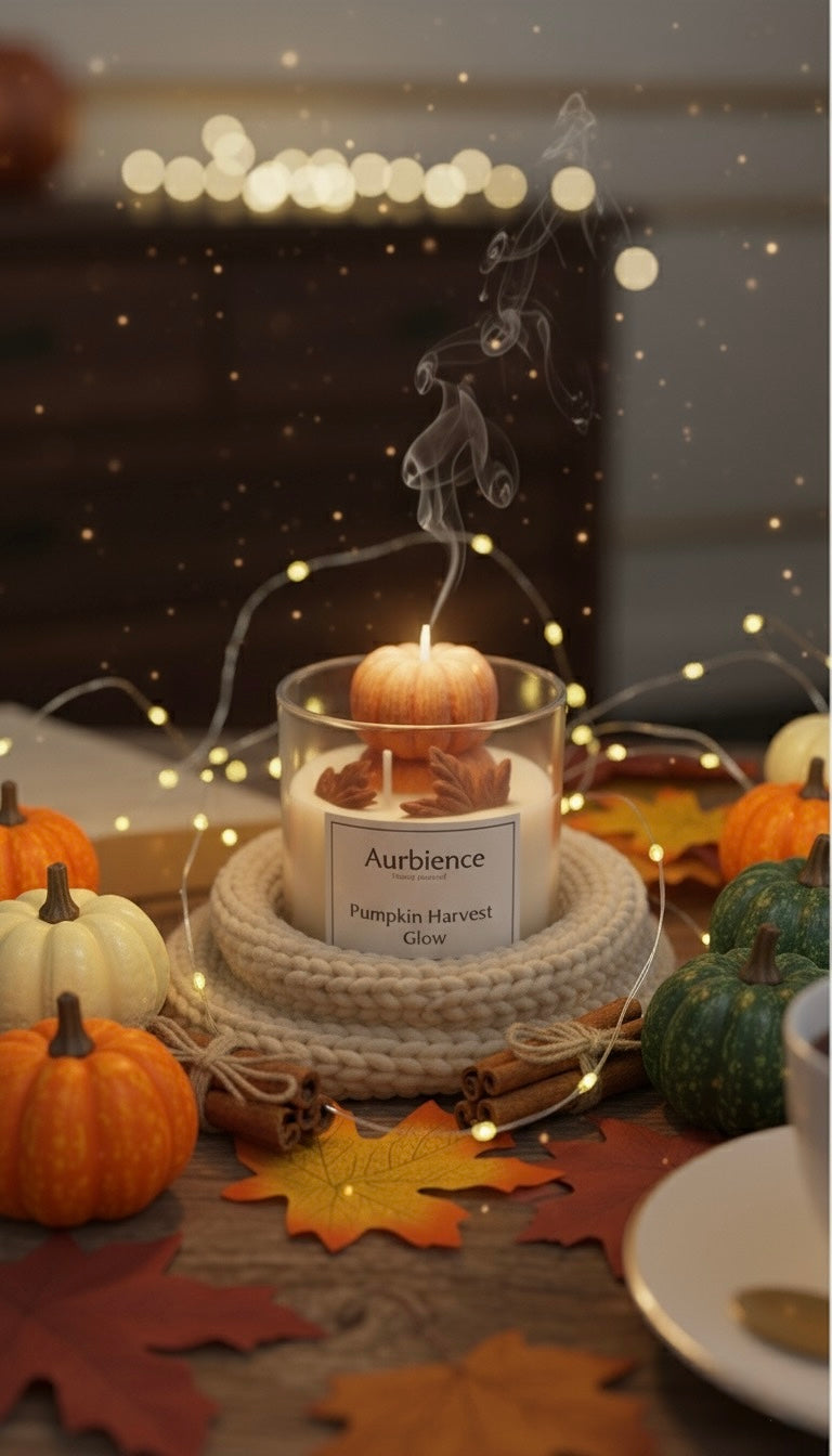 Pumpkin Harvest Candle 🎃