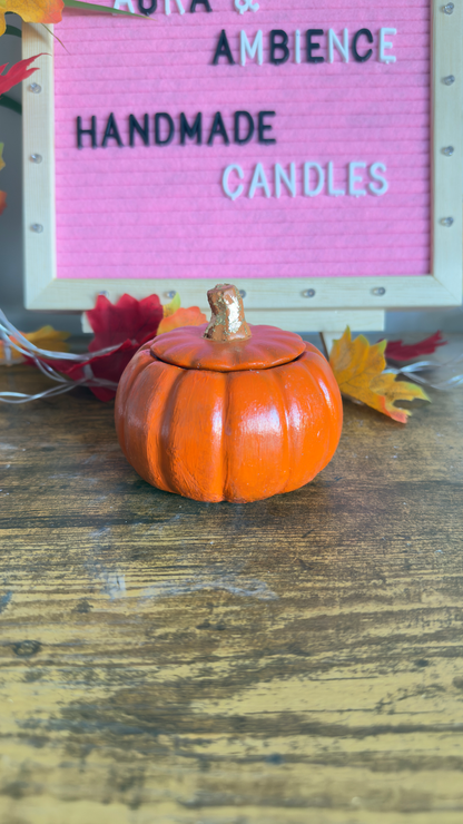 Pumpkin Jar Candle – Cozy Autumn Soy Wax Candle in Festive Jar
