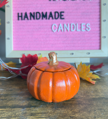 Pumpkin Jar Candle – Cozy Autumn Soy Wax Candle in Festive Jar