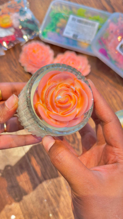 Blooming Flower Candle