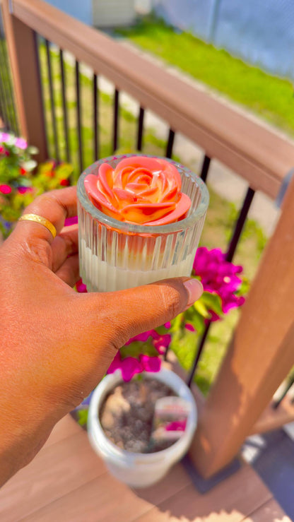 Blooming Flower Candle