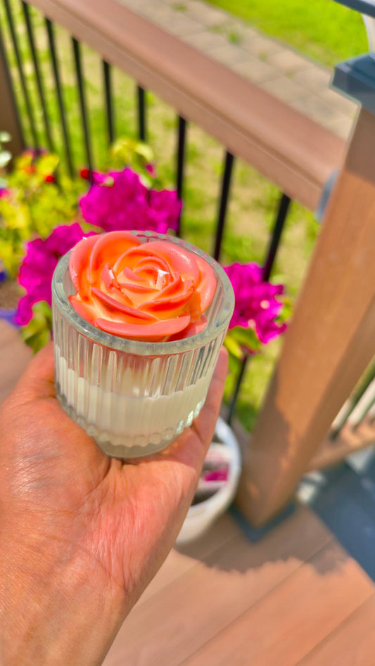 Blooming Flower Candle