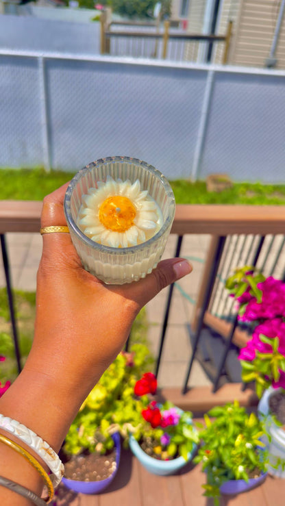 Blooming Flower Candle