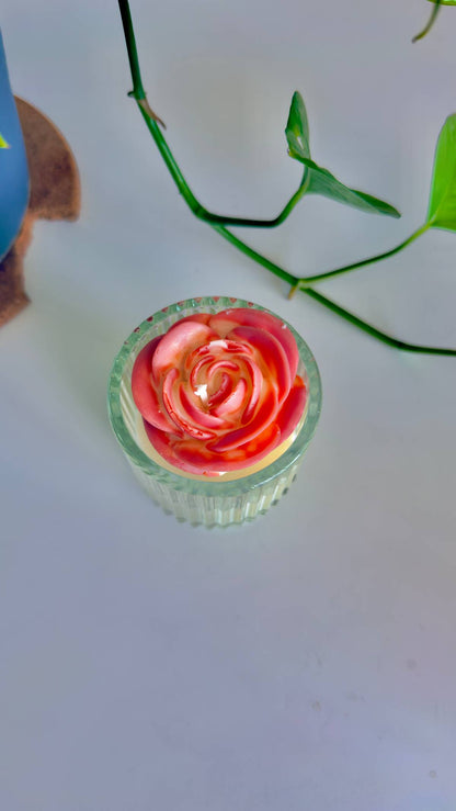 Blooming Flower Candle