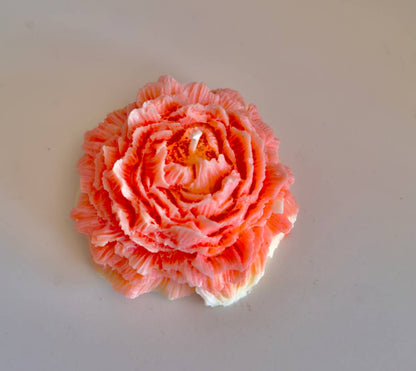 Peony Flower Candle