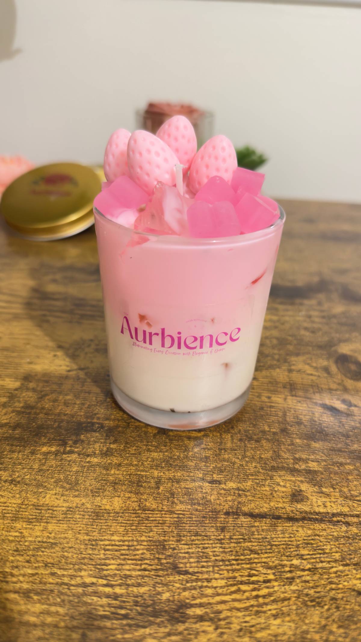 Strawberry Latte Candle