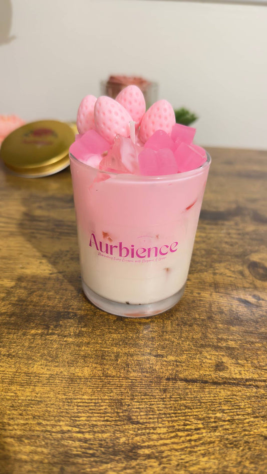 Strawberry Latte Candle