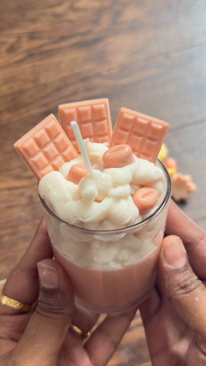 Whipped Cream Milk Chocolate Candle